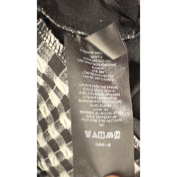 Anthropologie Black and White Checkered Jumpsuit - Picture 7 of 9